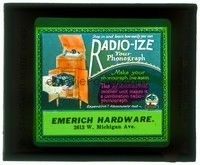 6b187 MAGNAVOX RECEIVER KIT glass slide '20s radio-ize your phonograph, absolutely not expensive!