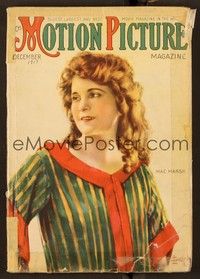 6b087 MOTION PICTURE magazine December 1917 portrait of Mae Marsh by Leo Sielke Jr!