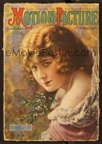 6b088 MOTION PICTURE magazine January 1918 portrait of Pearl White by Leo Sielke!