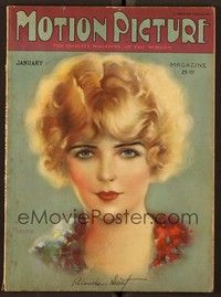 6b096 MOTION PICTURE magazine January 1925 great art of pretty Blanche Sweet by M. Paddock!