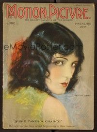 6b094 MOTION PICTURE magazine June 1923 wonderful art of Pauline Starke by Hal Phyfe!