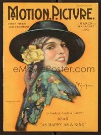 6b091 MOTION PICTURE magazine March 1923 great art of Madge Kennedy by Ann Brockman!