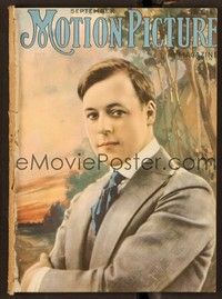 6b085 MOTION PICTURE magazine September 1917 portrait of Harold Lockwood by Leo Sielke Jr!