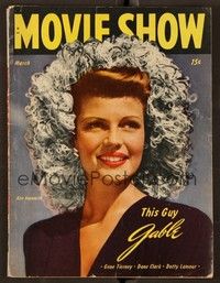 6b142 MOVIE SHOW magazine March 1946 sexy Rita Hayworth from Gilda by Scott!