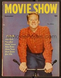 6b136 MOVIE SHOW magazine September 1945 Van Johnson on bicycle from Week-End at the Waldorf!