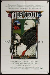 6h371 NOSFERATU THE VAMPYRE int'l 1sh '79 Klaus Kinski, Werner Herzog, Palladini vampire art!