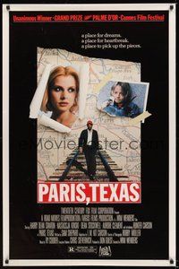 6h383 PARIS, TEXAS 1sh '84 Wim Wenders, Nastassja Kinski, Harry Dean Stanton!