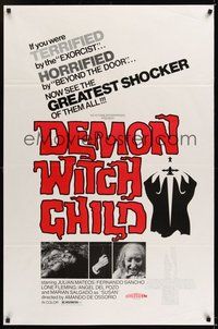 6h401 POSSESSED 1sh '76 Demon Witch Child, the greatest shocker of them all!