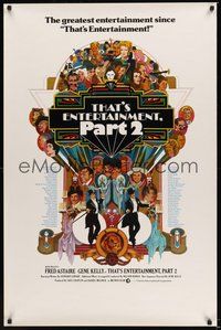 6h507 THAT'S ENTERTAINMENT PART 2 int'l 1sh '75 Fred Astaire, Gene Kelly & many MGM greats by Peak!