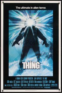 6h512 THING 1sh '82 John Carpenter, cool sci-fi horror art, the ultimate in alien terror!