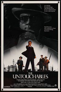 6h536 UNTOUCHABLES 1sh '87 Kevin Costner, Robert De Niro, Sean Connery, Brian De Palma