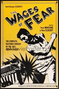 6h544 WAGES OF FEAR 1sh R90s Yves Montand, Henri-Georges Clouzot's suspense classic!