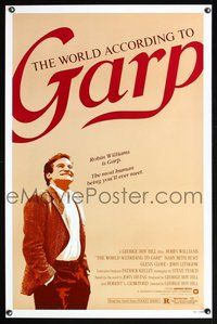 6h566 WORLD ACCORDING TO GARP 1sh '82 Robin Williams is the most human being you'll ever meet!