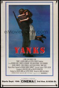 6h568 YANKS premiere 1sh '79 Richard Gere, Vanessa Redgrave, John Schlesinger WWII Home Front!