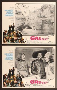 6j193 GASSSS 8 LCs '70 AIP, Roger Corman, Robert Corff, Bud Cort, Country Joe!