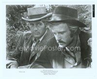 6k192 BUTCH CASSIDY & THE SUNDANCE KID 8x10 still '69 c/u of Paul Newman looking at Robert Redford