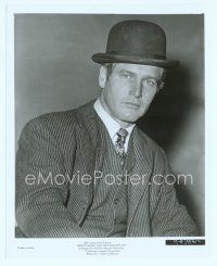 6k194 BUTCH CASSIDY & THE SUNDANCE KID 8x10 still '69 close up of Paul Newman wearing derby hat!