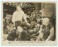 6k198 CAPTAIN BLOOD 8x10 still R40s close up of Errol Flynn in hull of ship with chained men!