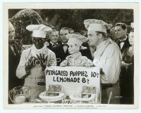 6k215 CHARLIE McCARTHY DETECTIVE 8x10 still '39 chefs Edgar Bergen & dummy hawk lemonade & pups!