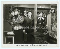 6k222 CLAIRVOYANT 8x10 still '34 concerned Claude Rains & Fay Wray in crowded store!