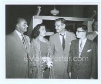 6k223 CLARK GABLE candid 8x10 still '50s visiting Stockholm Sweden!