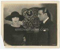 6k229 COBRA 8x10 still '25 Rudolph Valentino stares at pretty Claire de Lorez!