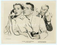 6k238 COUNT YOUR BLESSINGS 8x10 still '59 art of Deborah Kerr, Brazzi & Chevalier by Morr Kusnet!