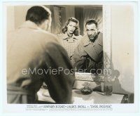 6k245 DARK PASSAGE 8x10 still '47 great c/u of Humphrey Bogart & sexy Lauren Bacall in mirror!