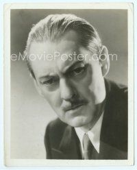 6m322 LIONEL BARRYMORE 8x10 still '33 intense head & shoulders portrait from Sweepings!