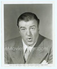 6m328 LOU COSTELLO 8x10 still '48 head & shoulders portrait of the comedian acting dumb!