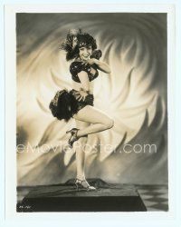 6m332 LUPE VELEZ 8x10 still '30s great full-length c/u of the sexy Mexican actress in wild outfit!