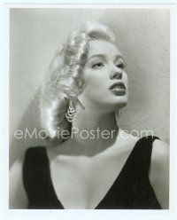 6m338 MAMIE VAN DOREN 8.25x10 still '58 close up of the sexy blonde before filming Born Reckless!