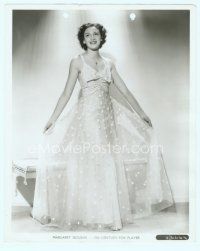 6m340 MARGARET SKOURAS 8x10 still '37 full-length portrait of the pretty actress modeling a dress!