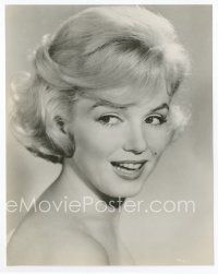 6m348 MARILYN MONROE 7.25x9.25 still '60 close up of the blonde beauty from Let's Make Love!