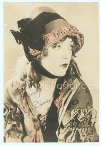 6m351 MARION DAVIES deluxe 6.5x9.5 still '26 waist-high portrait wearing cool dress and bonnet!