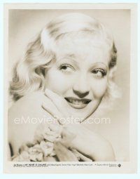 6m356 MARTHA EGGERTH 8x10 still '34 super close portrait of the pretty blonde Hungarian actress!