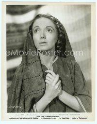 6m358 MARTHA SCOTT 8x10.25 still '56 portrait in costume as Yochabel from The Ten Commandments!