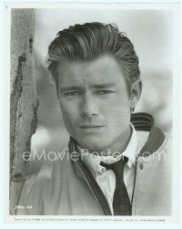 6m371 MICHAEL PARKS 8x10.25 still '65 head & shoulders portrait wearing jacket & tie by tree!