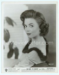 6m391 NATALIE WOOD 8x10 still '56 glamour close up in fur-lined dress from The Searchers!