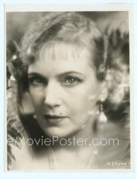 6m399 OLGA BACLANOVA 8x10 key book still '29 c/u of the Russian actress from A Dangerous Woman!