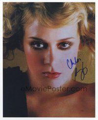 6s276 CHLOE SEVIGNY signed color 8x10 REPRO still '00s super close up of the sexy actress!