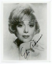 6s287 EDIE ADAMS signed 8x10 REPRO still '90 head & shoulders portrait of the pretty actress!