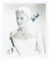 6s325 KIM NOVAK signed 8x10 REPRO still '90 waist-high portrait of the sexy blonde in cool dress!