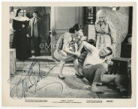 6s199 MAMIE VAN DOREN signed 8x10 still '59 sexy even in a trenchcoat from Girls Town!