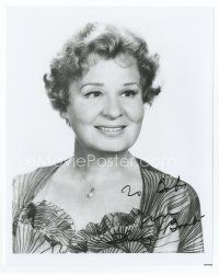 6s371 SHIRLEY BOOTH signed 8x10 REPRO still '90 smiling head & shoulders portrait of the actress!