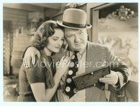 6s238 W.C. FIELDS signed 7x9.5 still '38 close portrait from You Can't Cheat an Honest Man!