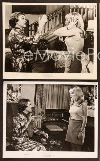 6v820 ANNIVERSARY 4 8x10 stills '67 Bette Davis with eyepatch, Elaine Taylor!