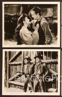 6v397 APACHE TRAIL 8 8x10.25 stills '42 Lloyd Nolan, Donna Reed, William Lundigan, Native Americans