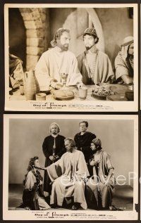 6v324 DAY OF TRIUMPH 9 8x10 stills '54 Irving Pichel directs the inspiring Life of Christ!