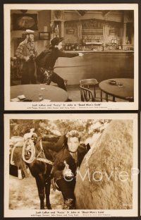 6v325 DEAD MAN'S GOLD 9 8x10 stills '48 Lash La Rue, Fuzzy St. John & Peggy Stewart!!